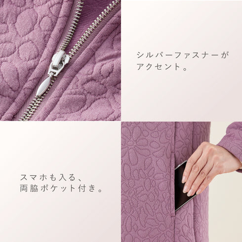 ふわり柔らか花キルトジャケット.|s7